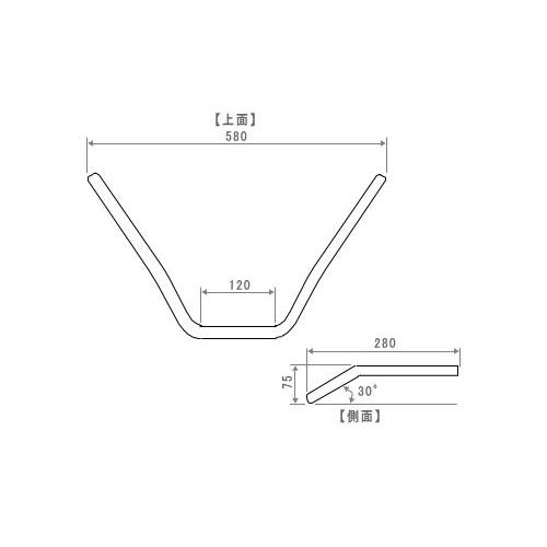 レビューで特典 1年保証付 マジェスティ125 ハンドル ハンドルパイプ B