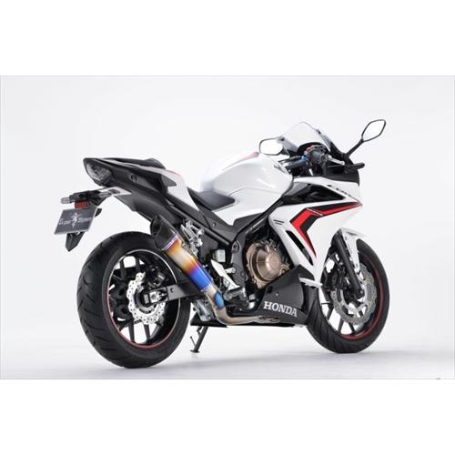 送料無料 アールズギア ワイバンリアルSP シングル マフラー タイプR DB RH41-01RD CBR400R 16-_2