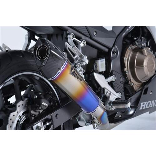 送料無料 アールズギア ワイバンリアルSP シングル マフラー タイプR DB RH41-01RD CBR400R 16-_3