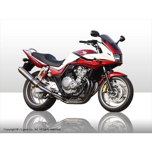 送料無料 アールズギア CB400SF/SB Revo シングル マフラー ワイバン