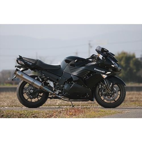 送料無料 アールズギア 08-11年 ZZR1400用 マフラー ワイバン シングル 