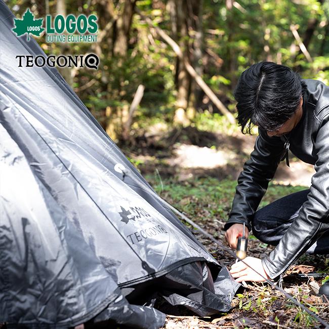 新発売 LOGOS × TEOGONIA ダブルウォールテント STYLE-A 1〜2人用 ツーリングテント ソロキャンプ ソロテント 組み立て簡単 パップテント ロゴス テオゴニア04