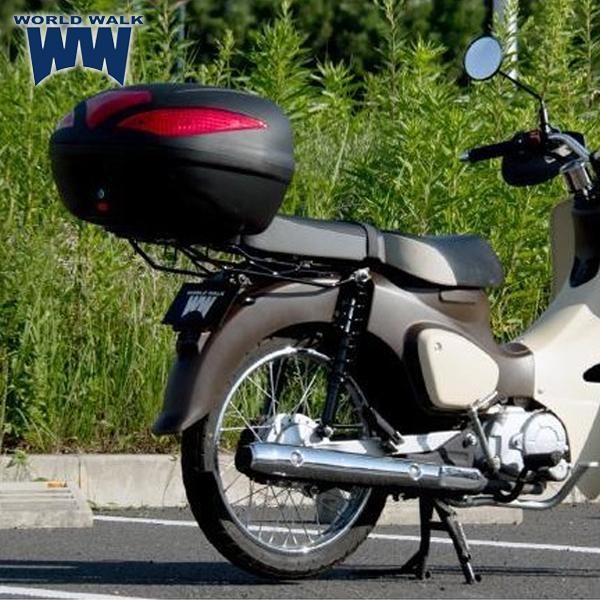 送料無料 ホンダ スーパーカブ 110 (2BJ-JA44)用 2018年-2021年 タイホンダ 純正 タンデムシート リアキャリアボックス43Lセット ツーリング キャンプ 荷台 積載