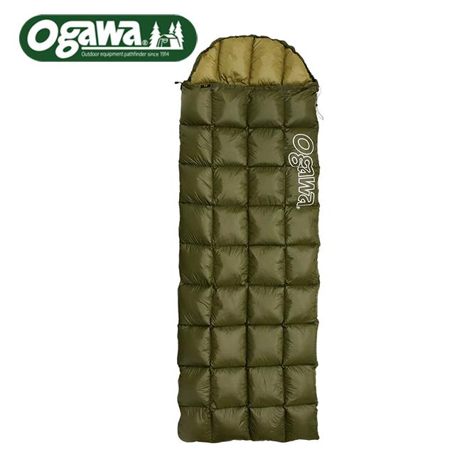 ogawa オガワ ダウンシュラフ500 カーキ 1272 封筒型 シュラフ 寝袋