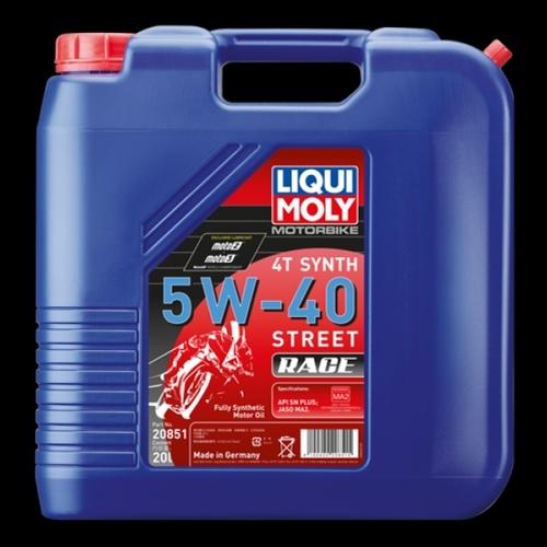 LIQUIMOLY リキモリ Motorbike 4T Synth 5W40 Street Race 20L