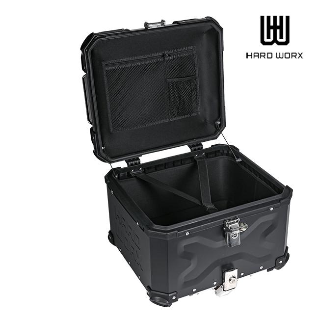 5月中旬入荷 HARD WORX トップケース HX55B 55L ハードワークス 79935 55リットル ブラック アルミ バイクボックス  パニアケース リアボックス ツーリング 防犯 :79935:アイネット Yahoo!ショッピング店 - 通販 - Yahoo!ショッピング