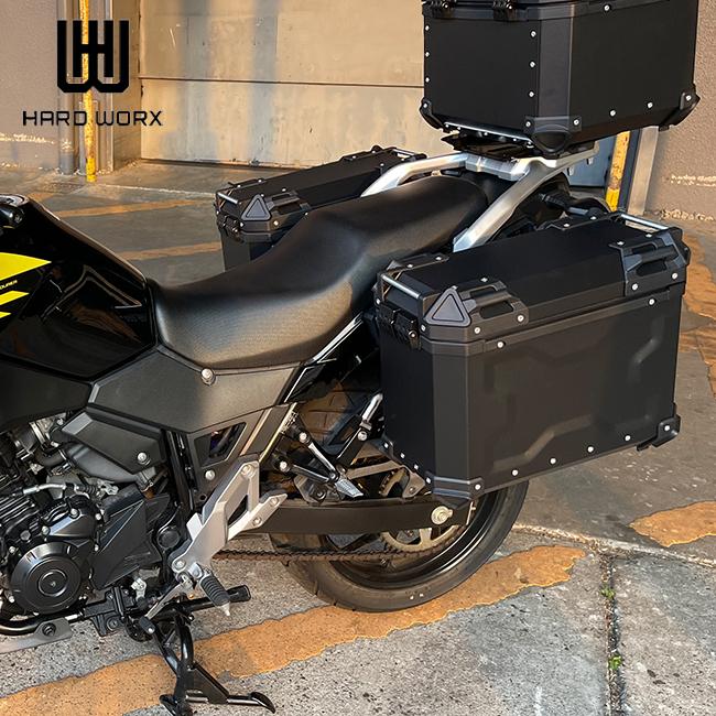 在庫有 HARD WORX パニアケース HXS38 BLACK 38L 左右SET バイクハードケース ハードワークス 80058 ブラック アルミ バイクボックス インナー ツーリング｜horidashi