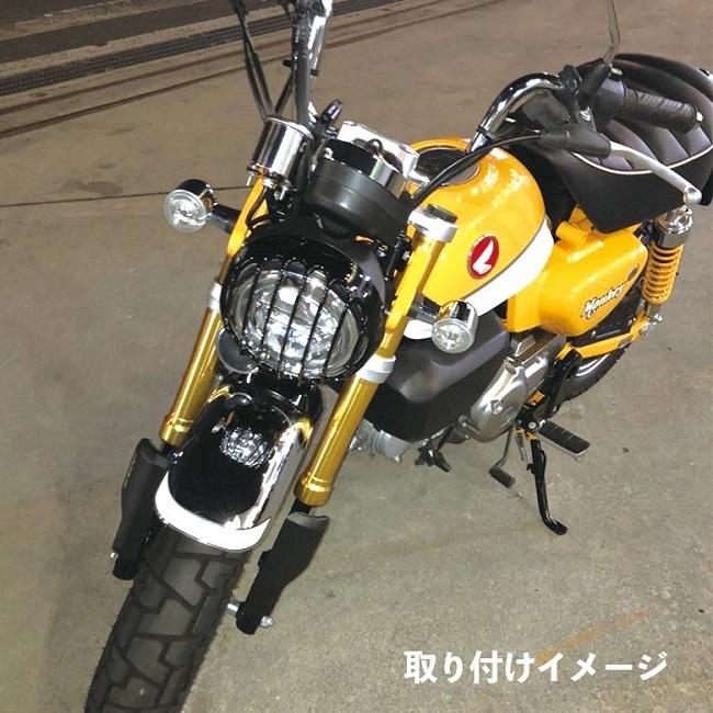 在庫有 送料無料 TWR製 HONDA モンキー125用ヘッドライトガード BP-B0265 ハンターカブ CT125 ヘッドライトカバー カスタム バイクパーツ ツーリング｜horidashi｜07