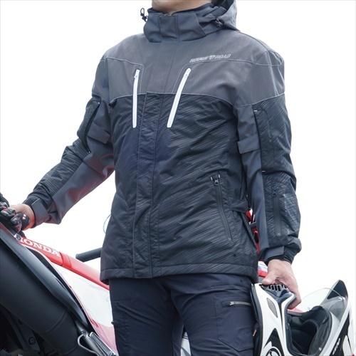 送料無料 ラフ＆ロード WSプリマロフト ウォームパーカー RR7698 ブラックレッド/L_4