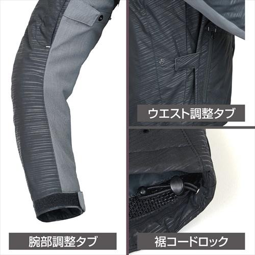 送料無料 ラフ＆ロード WSプリマロフト ウォームパーカー RR7698 ブラックレッド/L_8