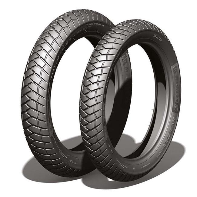 MICHELIN 2.50-17 タイヤとチューブ2本セット ミシュラン（MICHELIN） 在庫有 ANAKEE STREET 2.25-17 M/C 38P REINF