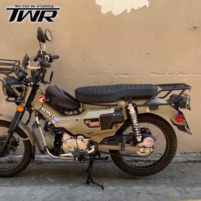 TWR製 HONDA ハンターカブ CT125用 ダブルシート専用 リアキャリア BP-B0266 タンデムツーリング 積載 アクセサリー バイク用品 CT125｜horidashi