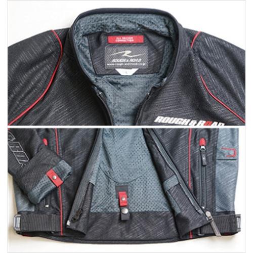 サ*G様 ☆値下げ☆新品☆ラフ&ロード フルメッシュジャケット サイズL ラフ＆ロード BLLサイズ RR7346 フルメッシュジャケットFP スラッシュ