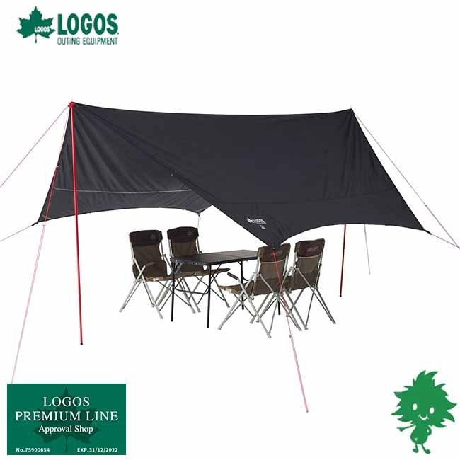 ロゴス LOGOS ブラック UV ヘキサタープ