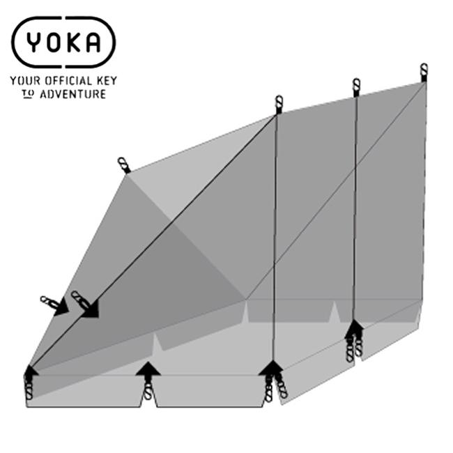 YOKA YOKA(ヨカ) YOKA CABIN 蚊帳 蚊除け 防虫ネット テント