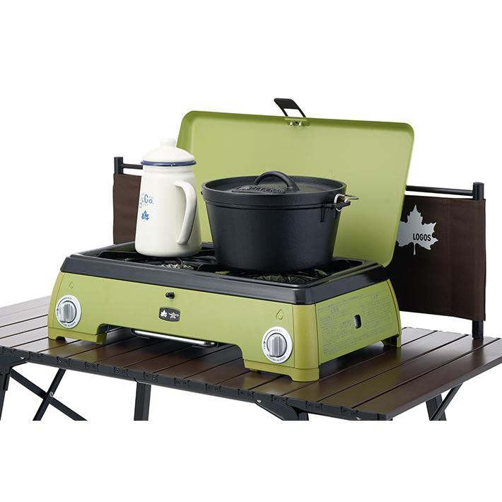 ロゴス×センゴクアラジン ポータブルガスカセットコンロ ヒバリン