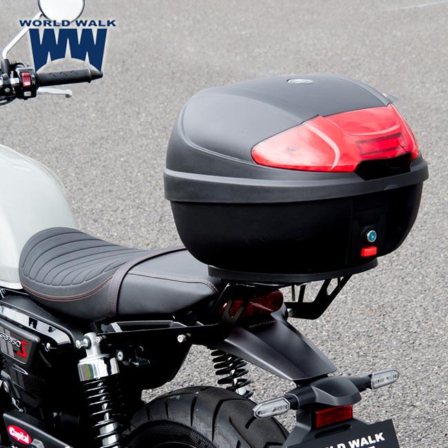 送料無料 WW製/ワールドウォーク ホンダ GB350S用リアキャリア30Lボックスセット スチール製 wca-58-hwb30 カスタム 30L リアボックス セット販売｜horidashi｜05