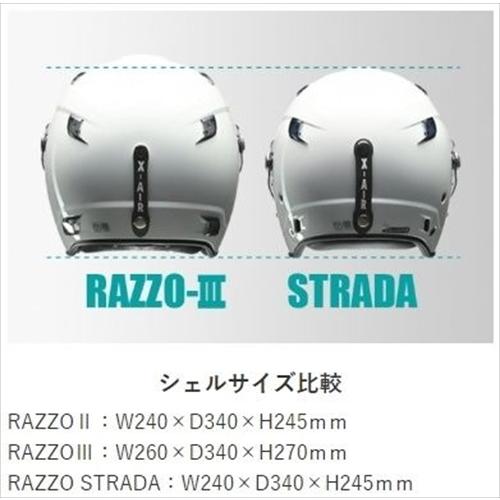 在庫有 送料無料 ガラスコーティングサービス RAZZO STRADA スポーツジェットヘルメット マットブラック セミジェットモデル フリー バイク用 リード工業｜horidashi｜11