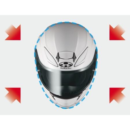 OGK KABUTO オージーケーカブト SHUMA FROZE シューマ フローズ ブラックブルー Sサイズ オートバイ用 フルフェイスヘルメット｜horidashi｜02