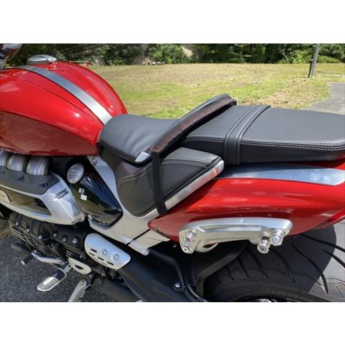 送料無料 ポジドライヴ バイク座シート LARGE ブラック PD01BCBKL
