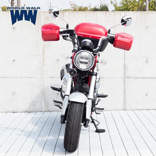 ワールドウォーク ダックス125専用 専用 塗装ナックルガード ワールドウォーク ダックス125専用 専用 塗装ナックルガード