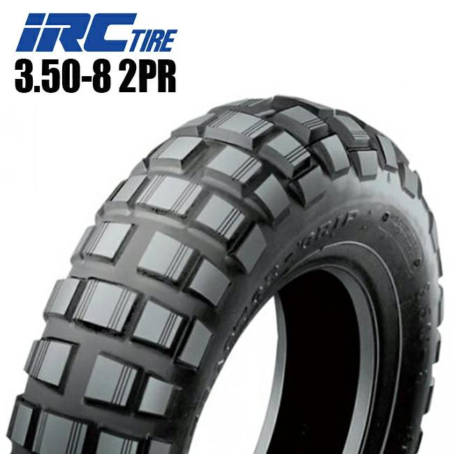 IRC TG 3.50-8 2PR 8インチ タイヤ チューブ 2本セット IRC 在庫有当日発送 IRCタイヤ2本セット TG 3.50-8 2PR WT モンキー