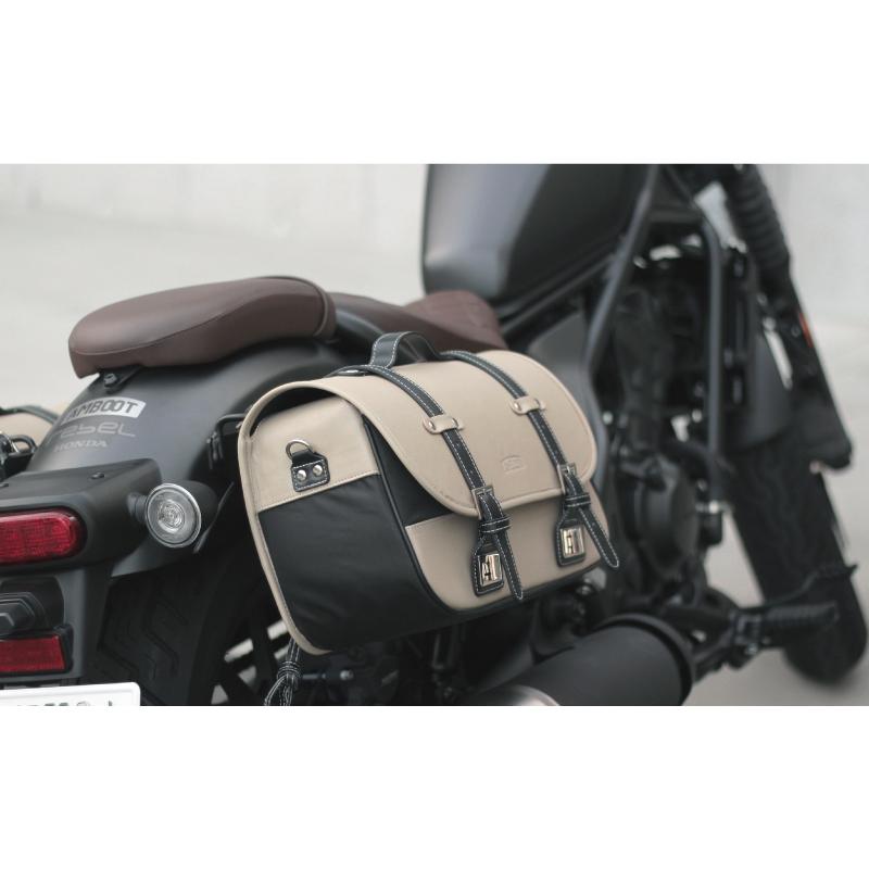 AMBOOT アンブート バイク用サイドバッグMR AB-SBMR01 アイボリー