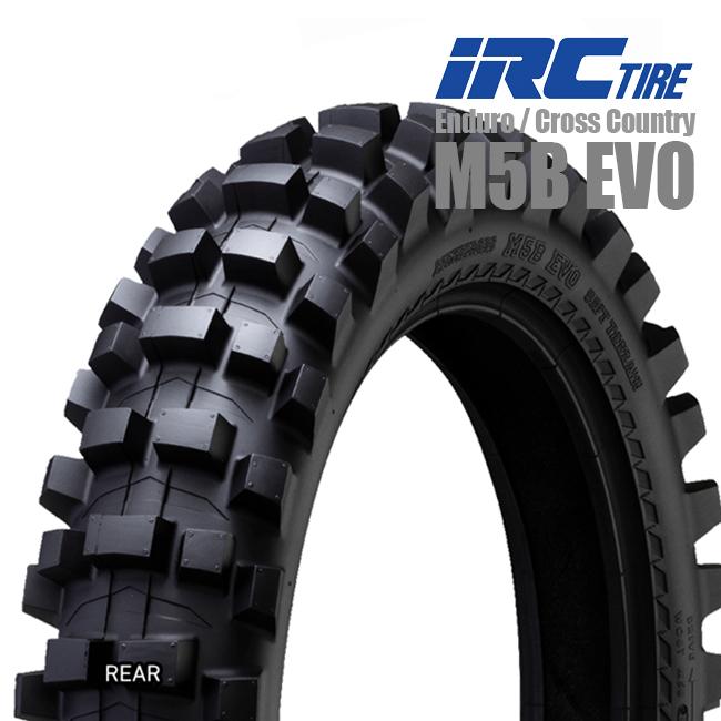 IRC 送料無料 IRC M5B EVO 120/80-18 18inch 62M WT 321667 アイ