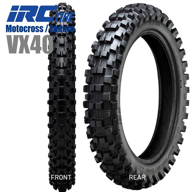 IRC 送料無料 IRC VX40F 110/100-18 18inch 64M WT リア用 321668 アイアールシー チューブタイプ ...