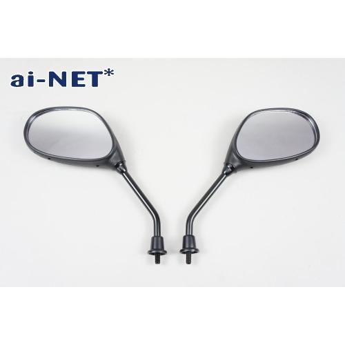 6ヶ月保証付 ミラー レッツ5 原付ミラー 左右セット 8mm 正ねじ aiNET