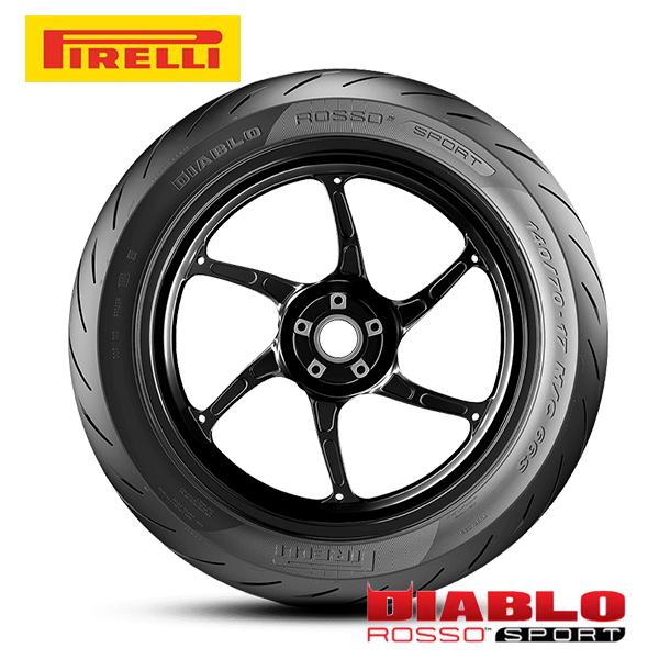 PIRELLI（ピレリ） 在庫有 DIABLO ROSSO SPORT 130/70-17M/CTL 62S