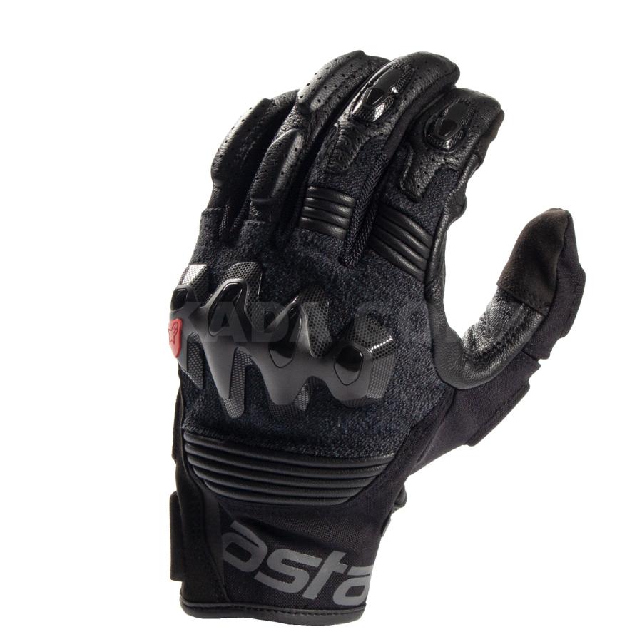alpinestars/アルパインスターズ 3504822 HALO LEATHER GLOVES L DARK BLUE BLACK プロテクター グローブ バイク スマホ対応 ゴートレザー ヤギ革 山羊 青色_1