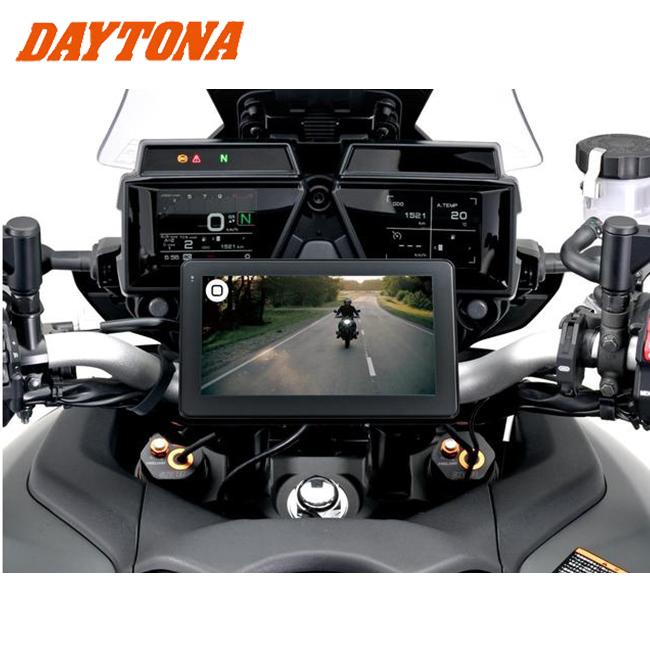 納期未定 入荷後発送 送料無料 DAYTONA(デイトナ）モトスマートモニター 23333 7インチ ツーリング バイク 取付 クランプ マウント バックモニター 防水防塵｜horidashi｜06