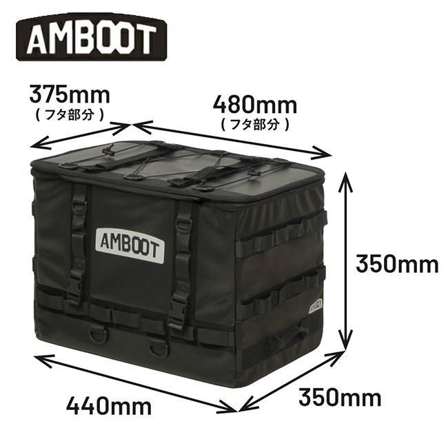 送料無料 AMBOOT アンブート リヤボックスEX (キャンプ仕様) AB-RBEX01-KH カーキ バイク用 ツーリング 折り畳み 大容量 アウトドア レインカバー カラー6色｜horidashi｜17