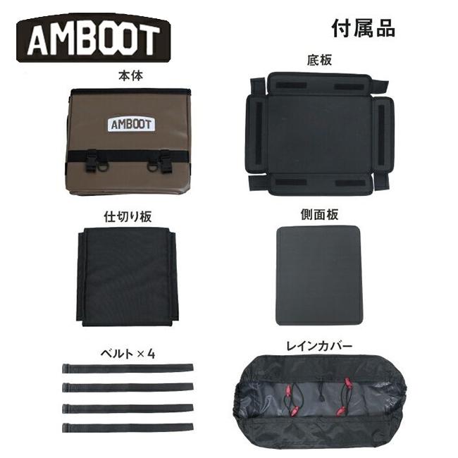 送料無料 AMBOOT アンブート リヤボックス AB-RB01-RE レッド バイク用