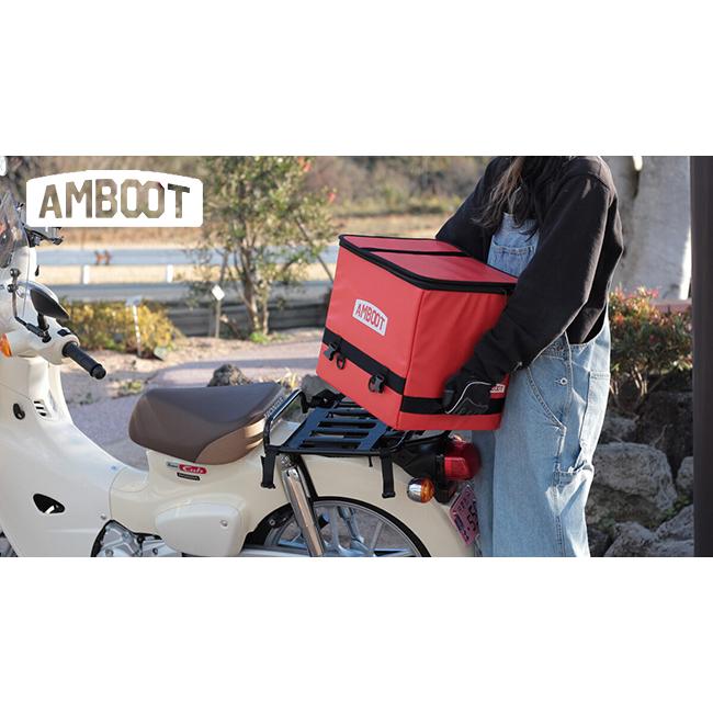 送料無料 AMBOOT アンブート リヤボックス AB-RB01-YE イエロー バイク