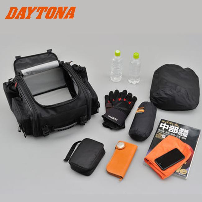 在庫有 DAYTONA/デイトナ DH-717 ツーリングシートバッグS Henly Begins ヘンリービギンズ BASIC シートバッグ Sサイズ 20-26L ブラック | DAYTONA（バイク用品） | 02