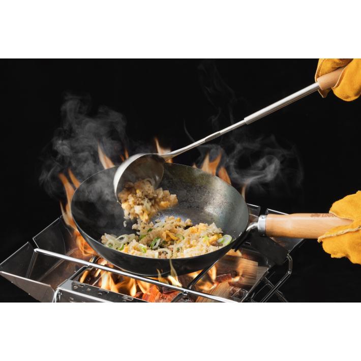 LOGOS（ロゴス） 81062268 鉄の職人中華鍋 フライパン 蓄熱性 中華料理