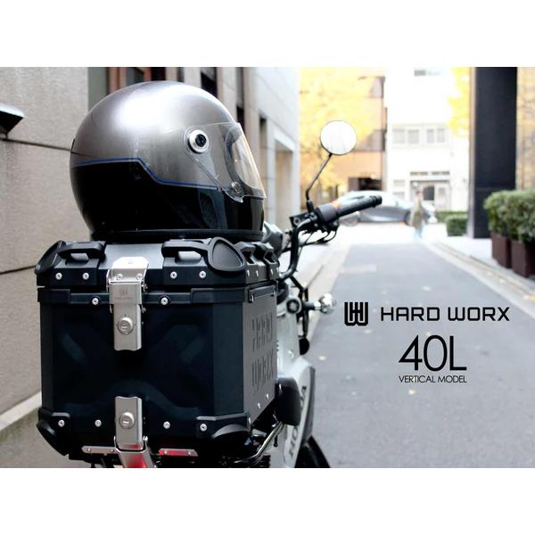 HARD WORX/ハードワークス アルミトップケース HXNE40B BLACK HARD WORX/ハードワークス アルミトップケース HXNE40B BLACK