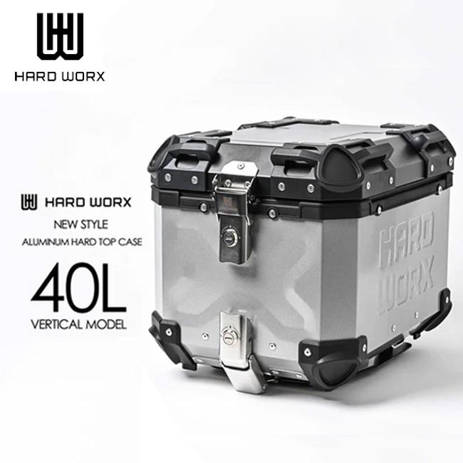 HARD WORX/ハードワークス アルミトップケース HXNE40S SILVER HARD WORX/ハードワークス アルミトップケース HXNE40S SILVER