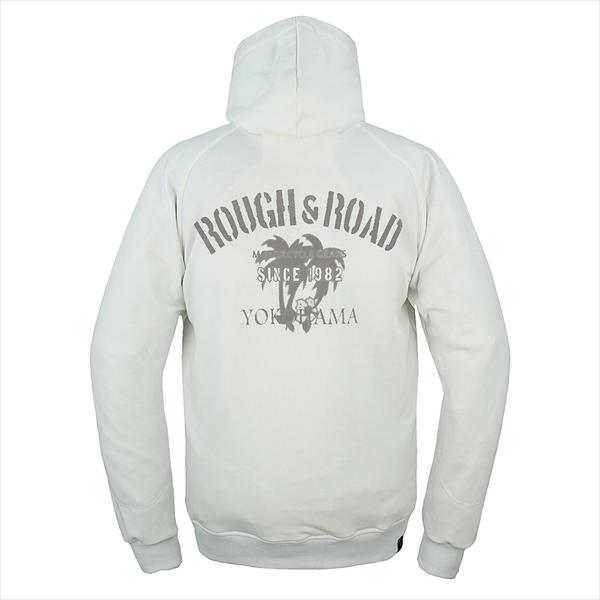 ROUGH&ROAD RR1003 ラフライドZIPパーカー ホワイト Lサイズ ラフ＆ロード ホワイト/L 3シーズンジャケット RR1003 ラフライドZIP