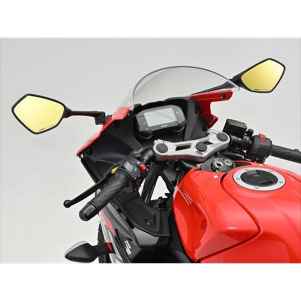 DAYTONA（デイトナ） ハイビジ貼り付けタイプミラー SUZUKI2 ゴールド