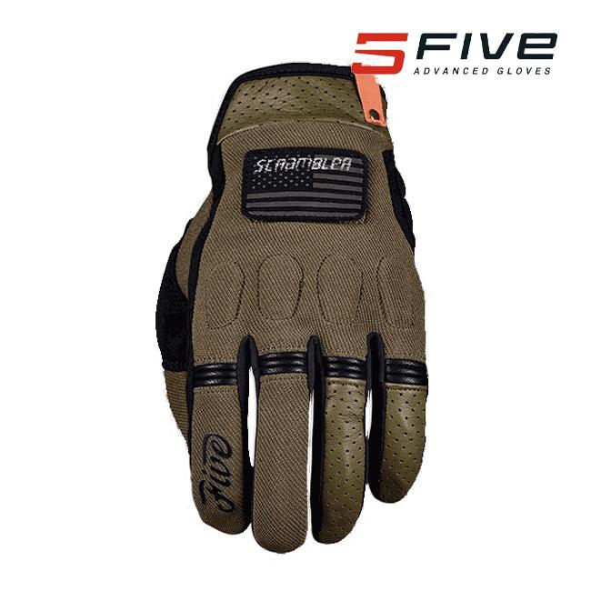 FIVE/5/ファイブ SCRAMBLER ソフト プロテクター バイク グローブ 手袋