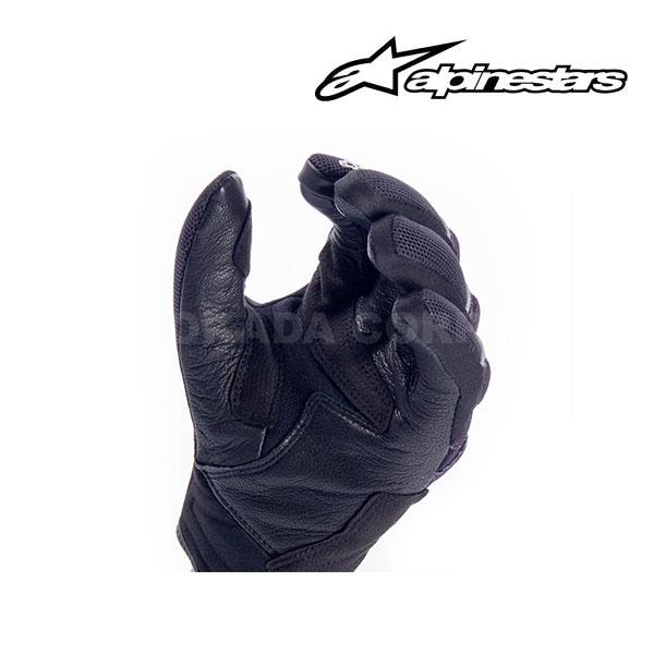 alpinestars/アルパインスターズ 3574018 ATOM GLOVE サイズXL アトム ストリート プロテクター グローブ バイク スマホ対応 ツーリング レザー ショート CEの画像