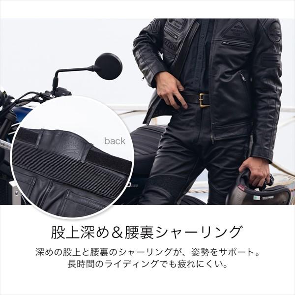 秋冬 送料無料 XL/ブラック デグナー/DEGNER DP-39 メンズ プロテクター付き レザーパンツ_9
