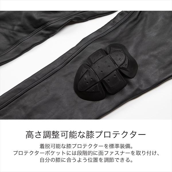 秋冬 L/ブラック デグナー/DEGNER DP-40 メンズ プロテクター付き レザーパンツ_6