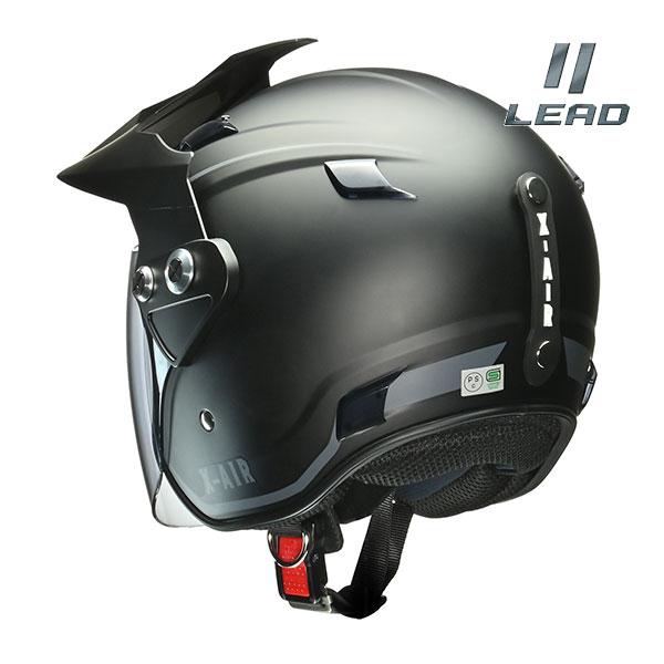LEAD/リード工業 X-AIR RAZZO-V マットブラック XLサイズ 61-62cm未満 ジェット ヘルメット バイク アドベンチャー UVカット ABS 全排気量対応｜horidashi｜08