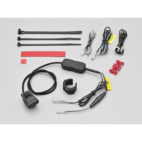 ZEIK x Candy Chou専用 DAYTONA（デイトナ） バイク専用USB電源 QC3.0対応 USB Type-A 1ポート