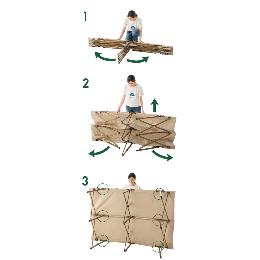 LOGOS（ロゴス） 73178015 Tradcanvas オートレッグコット・DUO ダブル