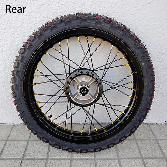 納期未定 HONDAハンターカブ用 前後タイヤ スポーク ホイールセット